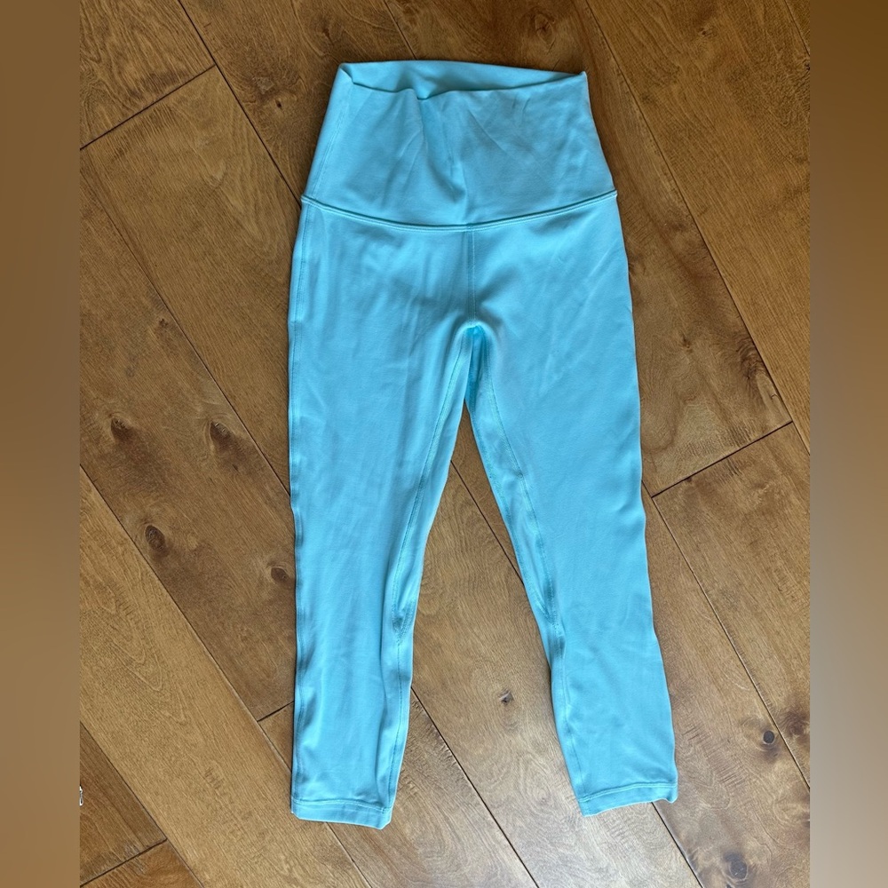 Lululemon Athletica Light Blue Leggings High Waist